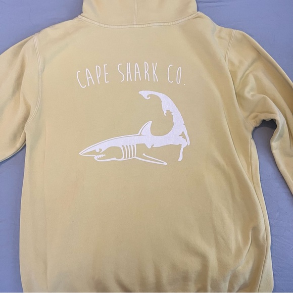 Yellow Cape Shark Hoodie - Picture 3 of 4